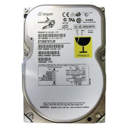 ST336737LW | Seagate 36GB 7200RPM Ultra 160 SCSI 3.5 4MB Cache Hard Drive