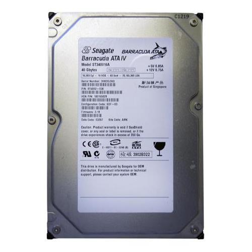 ST3500830A | Seagate 500GB 7200RPM ATA 100 3.5 8MB Cache Barracuda Hard Drive