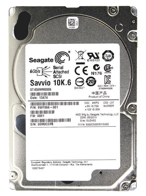 ST450MM0006 | Seagate 450GB 10000RPM SAS 6 Gbps 2.5 64MB Cache Hard Drive