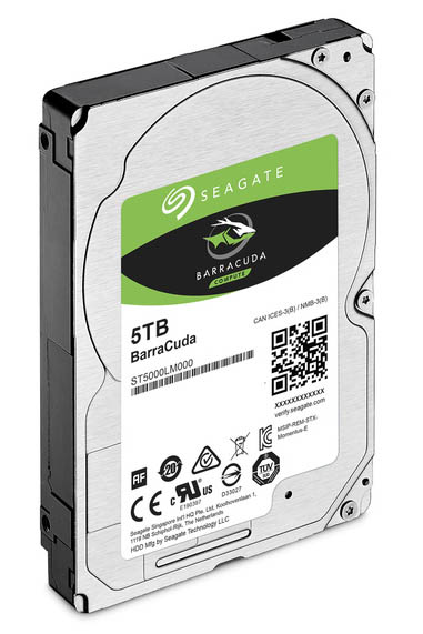 ST5000LM000 | Seagate Barracuda 5TB 5400RPM SATA 6Gb/s 128MB Cache 2.5-inch Internal Hard Drive