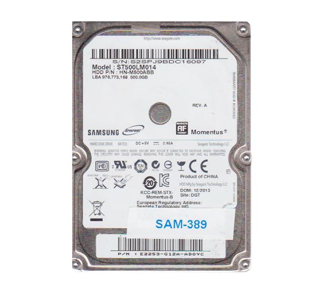 ST500LM014 | Seagate Momentus 500GB 5400RPM USB 3 8MB Cache 2.5-inch Internal Hard Drive