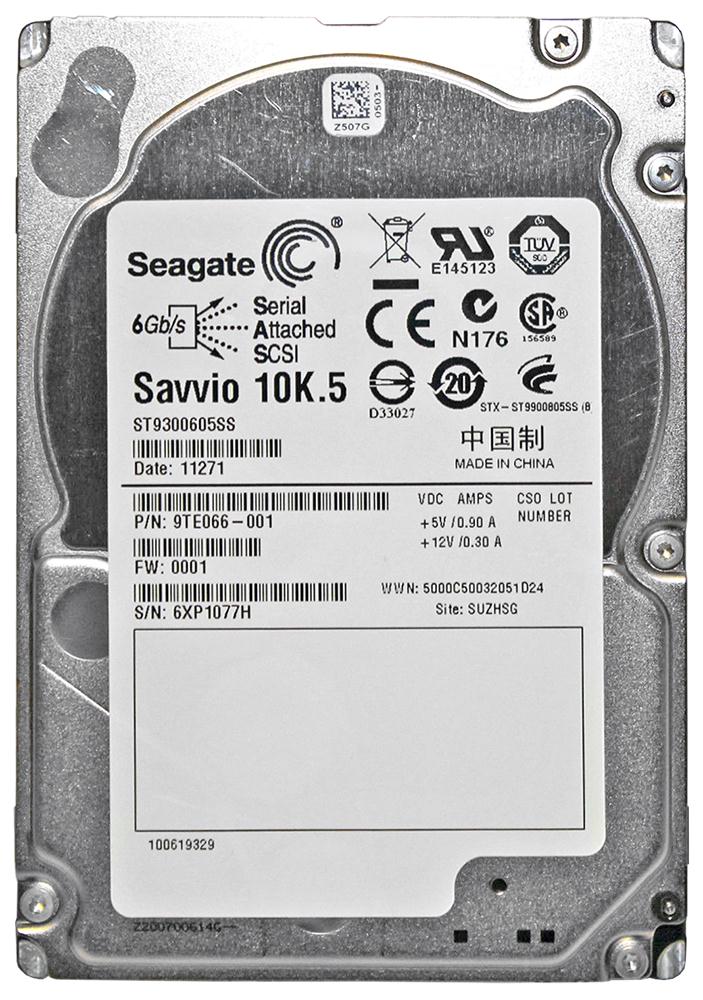 ST9300605SS | Seagate 300GB 10000RPM SAS Gbps 2.5 64MB Cache Savvio Hard Drive