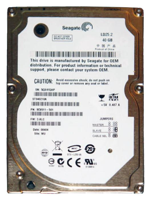 ST940210A | Seagate LD25.2 Series 40GB 5400RPM ATA-100 2MB Cache 2.5-inch Internal Hard Drive
