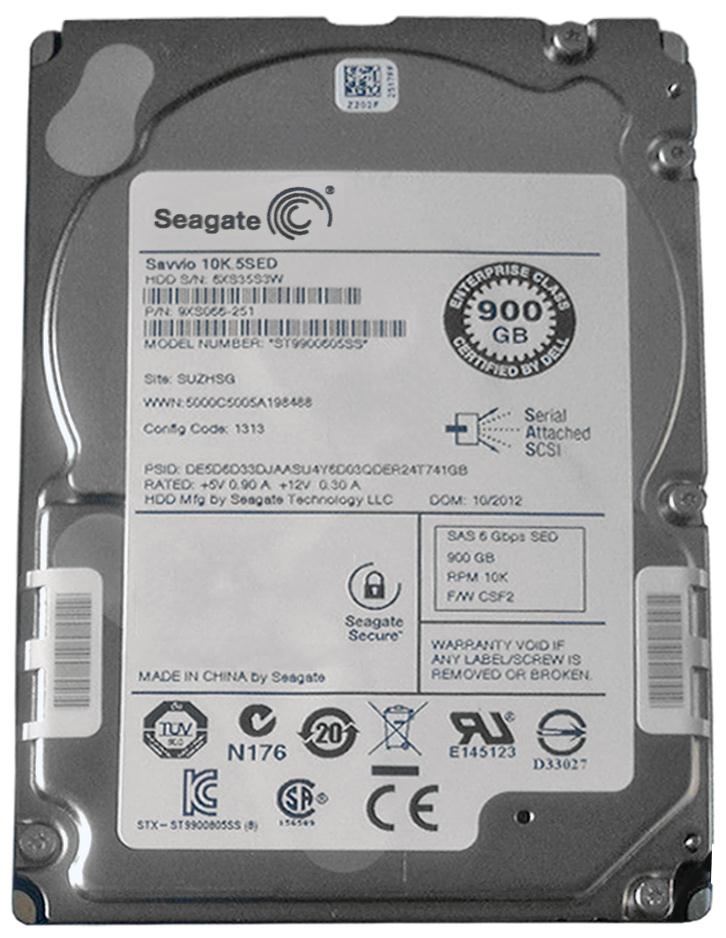 ST9900605SS | Seagate 900GB 10000RPM SAS Gbps 2.5 64MB Cache Savvio Hard Drive