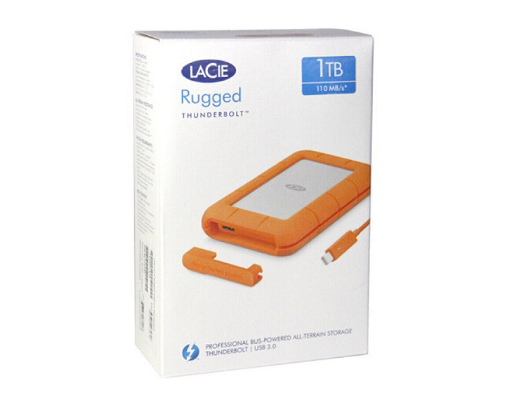 STFS1000401 | Seagate LaCie 1TB USB 3 Rugged Thunderbolt External Solid State Drive