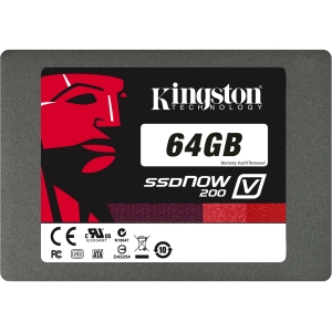 SV200S3D7/64G | Kingston SSDNow V200 64 GB Internal Solid State Drive - 1 Pack - 2.5 - SATA/600