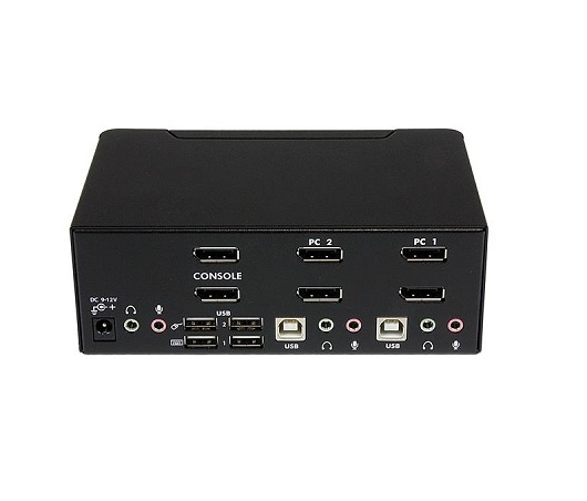 SV231DPDDUA | StarTech 2-Port Dual DisplayPort KVM Switch