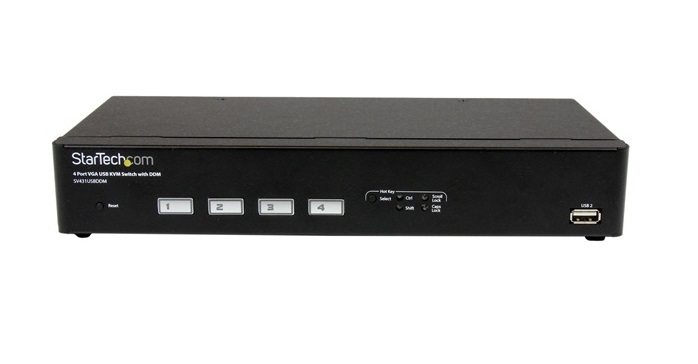 SV431USBDDM | StarTech 4-Port USB VGA KVM Switch