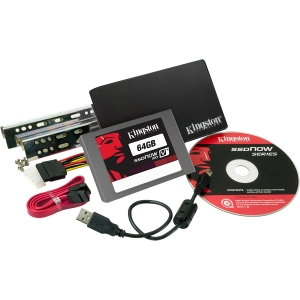 SVP100S2B/64GR | Kingston SSDNow 64 GB Internal Solid State Drive - 1 x Retail Pack - 2.5 - SATA/300