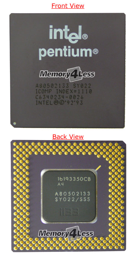 SY022 | Intel Pentium 133MHz 66MHz FSB 8KB L1 Cache Socket SPGA296 Processor