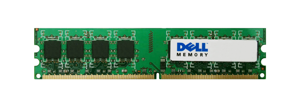 T2494 | Dell 1gb 400mhz pc2-3200 240-pin 2rx8 non-ecc ddr2 sdram dimm genuine dell memory for desktop (t2494)