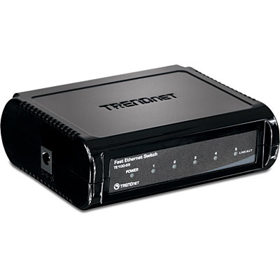 TE100-S5 | TRENDnet Switch 5-Ports Desktop