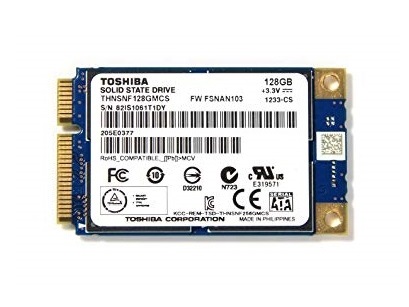 THNSNF128GMCS | Toshiba HG5d Series 128GB Multi-Level Cell (MLC) mSATA 6Gb/s Mini PCI Express 1.8-inch Solid State Drive