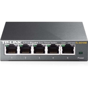 TL-SG105E | TP-Link 5-Port Gigabit EASY Smart Switch 5-Ports Manageable 5 X RJ-45 10/100/1000BASE-T