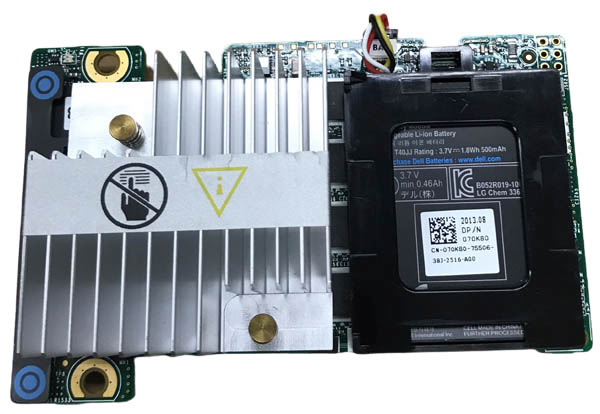 TTVVV | Dell PERC H710P 6Gb/s 1Gb Mini Mono RAID Controller with Battery for PowerEdge (Clean/Tested)