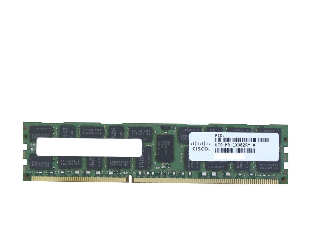 UCSMR1X082RYA | Cisco 8GB (1X8GB) 1600MHz PC3-12800 CL11 ECC Registered Dual Rank 1.35V DDR3 SDRAM RDIMM Memory for UCS C200 M2