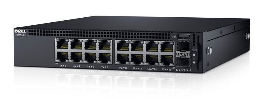 VF10G | Dell X1018 Networking X1018 Switch 16-Ports Managed Rack-mountable