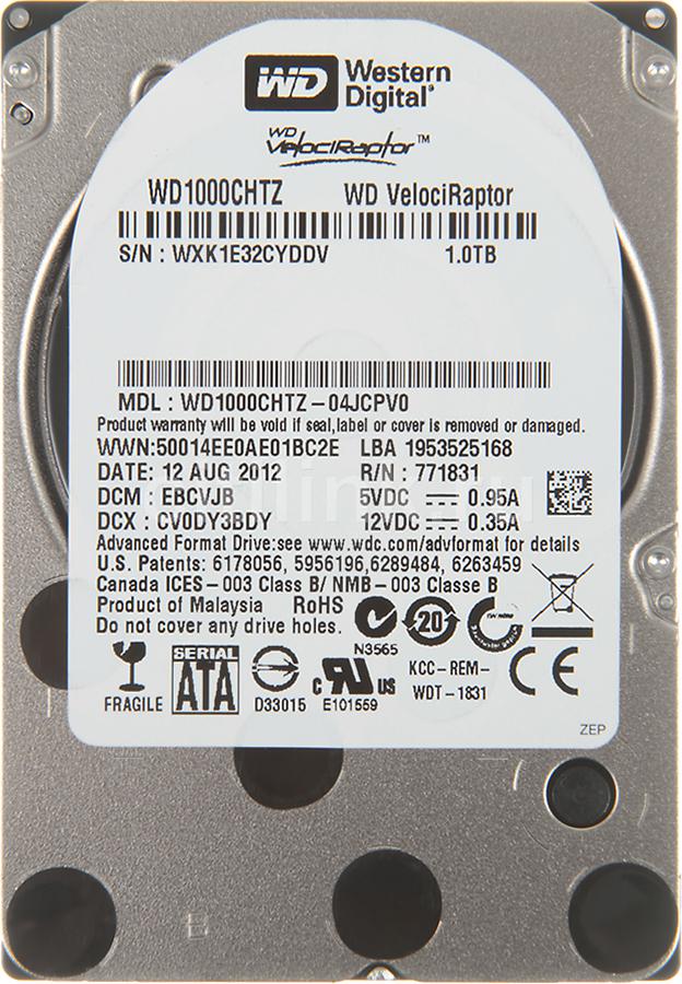 WD1000CHTZ | WD Velociraptor 1TB 10000RPM SATA 6Gb/s 64MB Cache 2.5-inch Hard Drive