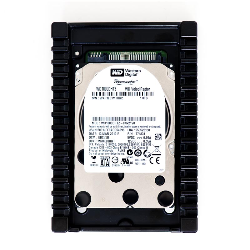 WD1000DHTZ-60N21V0 | Western Digital VelociRaptor 1TB 10000RPM SATA 6GB/s 64MB Cache 3.5-inch Hard Drive