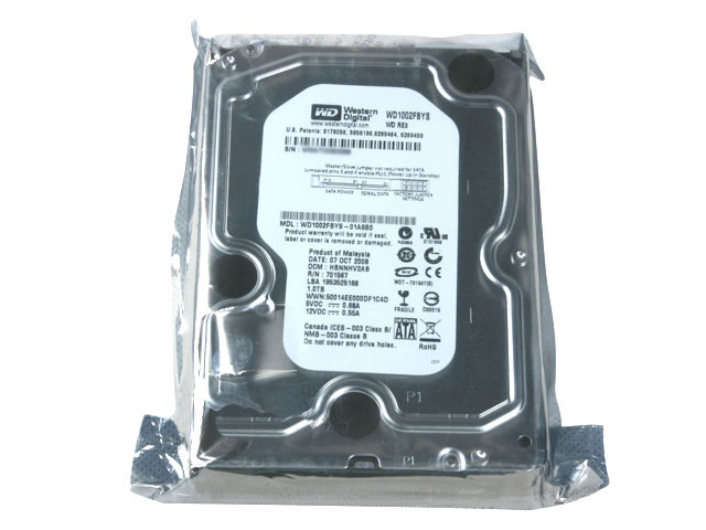 WD1002FBYS | WD 1TB 7200RPM SATA 3Gb/s 32MB Cache 3.5-inch Enterprise Hard Drive