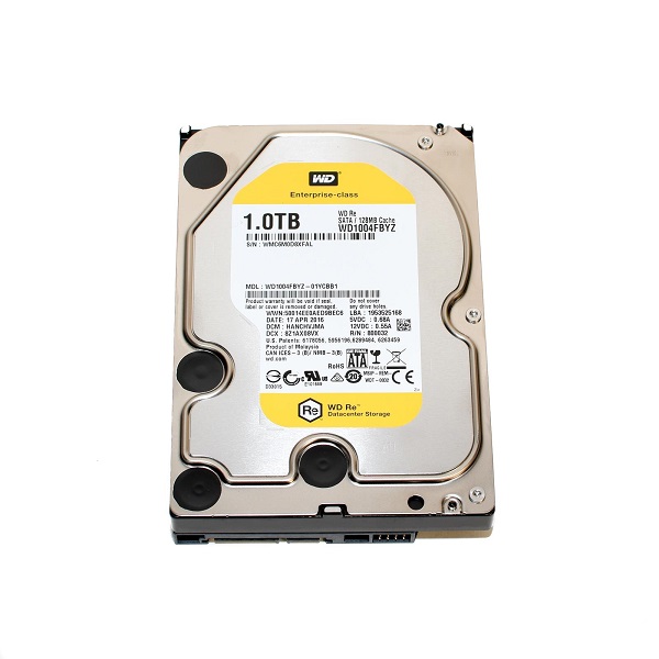 WD1004FBYZ-01YCBB1 | WD RE 1TB 7200RPM SATA 6Gb/s 128MB Cache 3.5-inch Performance Optimized High Capacity Storage for High INTENSITY Applications