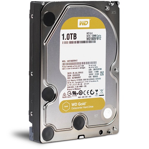 WD1005FBYZ | WD Gold 1TB 7200RPM SATA 6Gb/s 128MB Cache 3.5-inch Internal Hard Drive