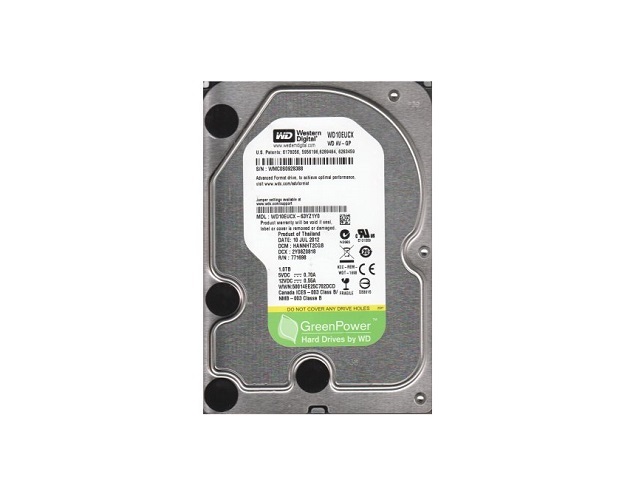 WD10EUCX-63YZ1Y0 | Western Digital 1TB 7200RPM SATA 6Gb/s 16MB Cache 3.5-Inch Hard Drive