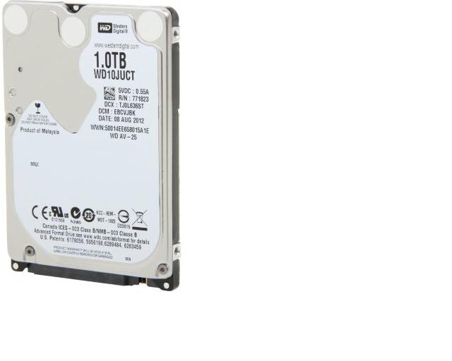 WD10JUCT | WD AV-25 1TB 5400RPM SATA 3Gb/s 16MB Cache 2.5-inch Hard Drive