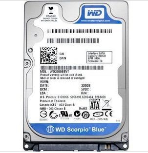 WD1600BEVT | WD Scorpio Blue 160GB 5400RPM SATA 3Gb/s 8MB Cache 2.5-inch Notebook Hard Drive