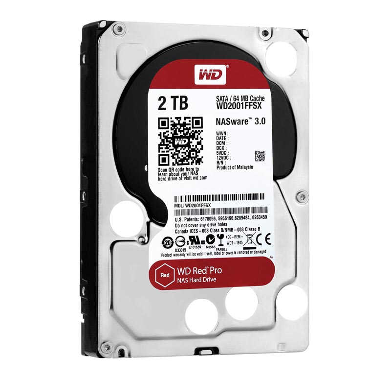 WD2001FFSX-68JNUN0 | Western Digital Red Pro 2TB 7200RPM SATA 6GB/s 64MB Cache 3.5-inch Hard Drive