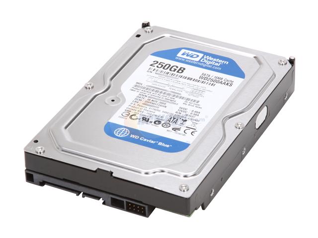 WD2500AAKS | WD Caviar Blue 250GB 7200RPM SATA 3Gb/s 16MB Cache 3.5-inch Hard Drive