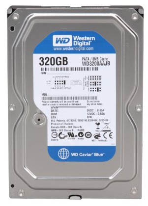 WD3200AAJB | WD Caviar SE 320GB 7200RPM Ultra ATA-100 IDE 40-Pin 3.5-inch Hard Drive