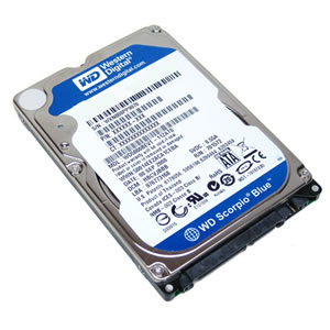 WD3200BEVT | WD Scorpio Blue 320GB 5400RPM SATA 3Gb/s 8MB Cache 2.5-inch Notebook Hard Drive