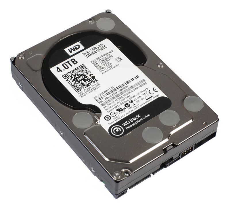 WD4001FAEX-00MJRA0 | Western Digital Black 4TB 7200RPM SATA 6GB/s 64MB Cache 3.5-inch Hard Drive