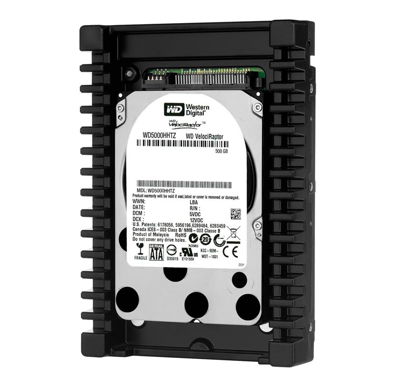 WD5000HHTZ-04N21V | Western Digital VelociRaptor 500GB 10000RPM SATA 6GB/s 64MB Cache 3.5-inch Hard Drive