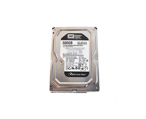 WD5001AALS-00F41A0 | Western Digital Caviar Black 500GB 7200RPM SATA 3Gb/s 3.5-inch Hard Drive