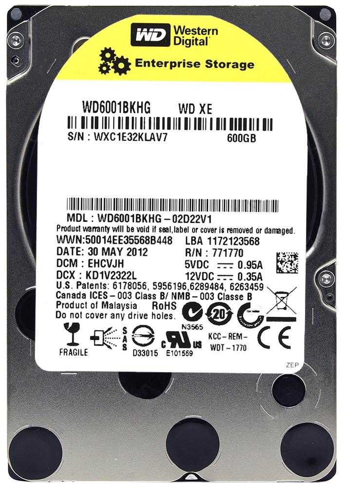 WD6001BKHG | Western Digital 600GB 10000RPM SAS Gbps 2.5 32MB Cache S25 Hard Drive
