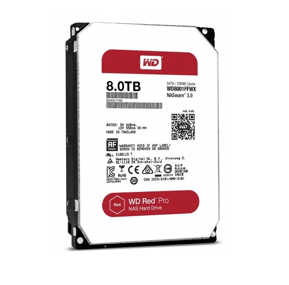 WD8001FFWX | Western Digital 8TB 7200RPM SATA 6Gb/s 128MB Cache 3.5-inch Hard Drive