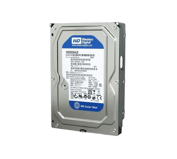 WD800AAJS-19M0A0 | Western Digital Caviar Blue 80GB 7200RPM SATA 3Gb/s 8MB Cache 3.5-inch Hard Drive