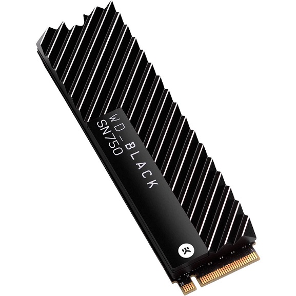 WDS100T3XHC | WD Black PC SN750 NVME 1TB PCI-E 3.0 X4 8 Gb/s M.2 2280 with Heatsink Internal Solid State Drive