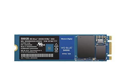 WDS500G1B0C | WD Blue SN500 NVME 500GB PCI-E 3.0 X2 8 Gb/s M.2 2280 Internal Solid State Drive