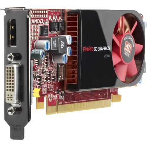 WL048AT | HP FirePro V3800 512MB DDR3 SDRAM PCI-Express 2 x 16 Graphics Card