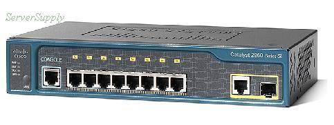 WS-C2960-8TC-S | Cisco Catalyst 2960-8TC-S Switch 8-Ports EN Fast EN 10BASE-T 100BASE-TX + 1X10/100/1000BASE-T/SFP (Mini-GBIC) (Uplink)