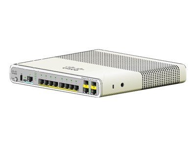 WS-C2960C-8TC-S | Cisco Catalyst Compact 2960C-8TC-S Managed Switch 8 Ethernet-Ports and 2 Shared Gigabit SFP-Ports