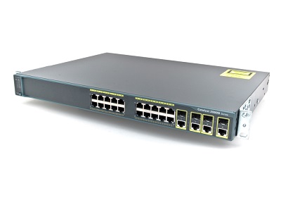 WS-C2960G-24TC-L | Cisco Catalyst 2960 Series 20-Ports Ethernet 10/100/1000Mbps 4 x Uplink LAN Base Switch