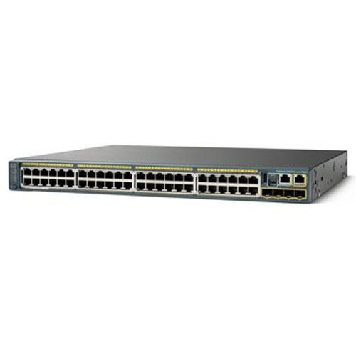 WS-C2960S-F48LPS-L | Cisco Catalyst 2960S-F48LPS-L Managed Switch 48 POE+ Ethernet-Ports and 4 Gigabit SFP-Ports