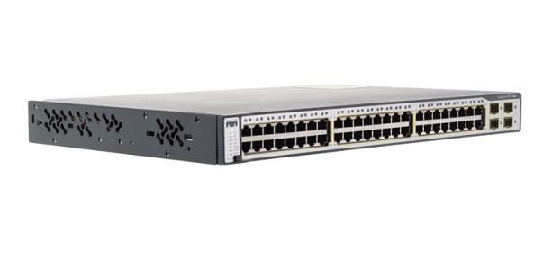 WS-C3750-48TS-S | Cisco Catalyst Switch 48-Ports 10/100 + 4SFP Slot SMI SW