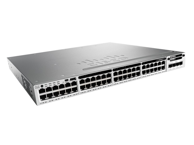 WS-C3850-48F-L-B2 | Cisco Catalyst 3850 48-Port PoE Lan Base 1100 / 800-Watts Network Switch