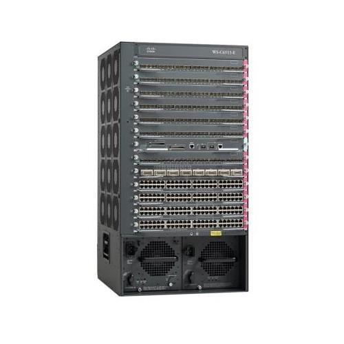 WS-C6513-E | Cisco Enhanced C6513 13 Slot Chassis without Power and without Fans