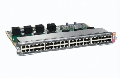 WS-X4648-RJ45V-E | Cisco 4500 E-Series 48PT PoE 802.3AF 10/100/1000 Line Card